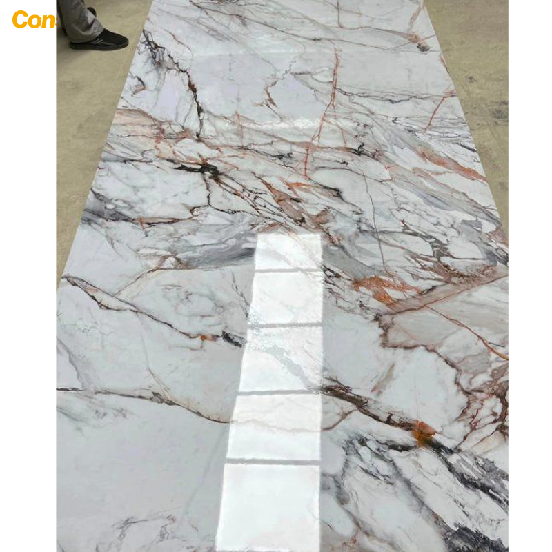 3D Printing Laminate UV Coating Waterproof Wall Panel PVC Marble Sheet