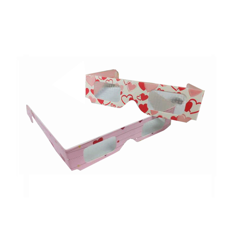2025 Heart Effect Diffraction Glasses Light Paper Diffraction Glasses