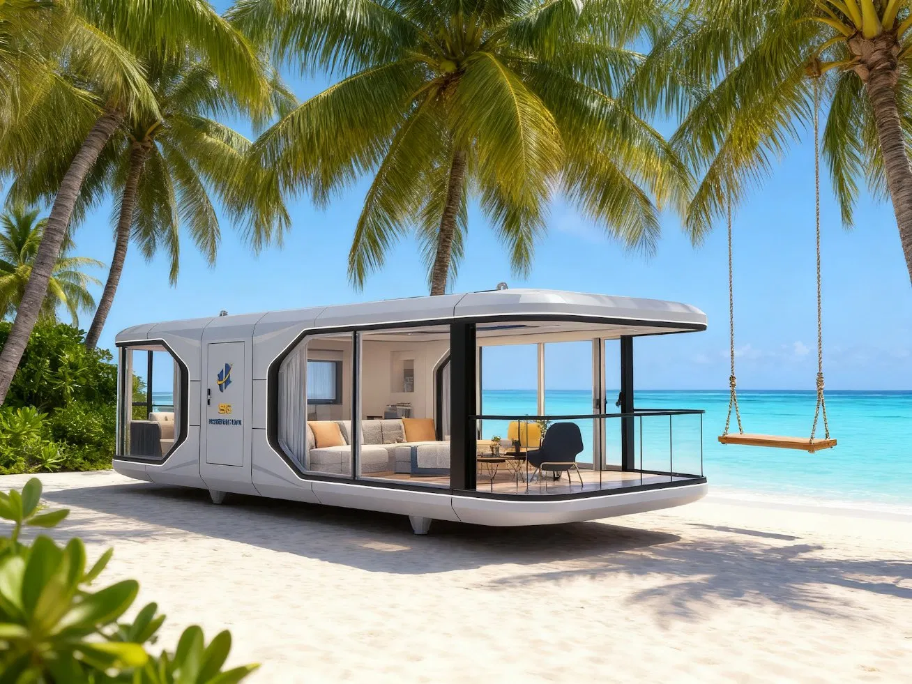 Honghuiyuan S5 Smart Modern Eco-Friendly Luxury Hotel Resort Villa Safe Anti-Corrosion Leisure Facilities Capsule House