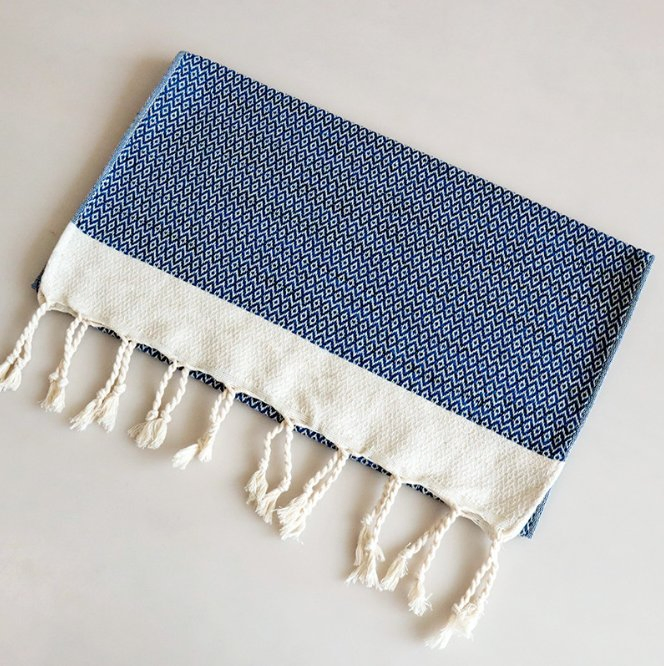 Custom Home Kitchen Towel with Tassels 100% Cotton Tea Towels