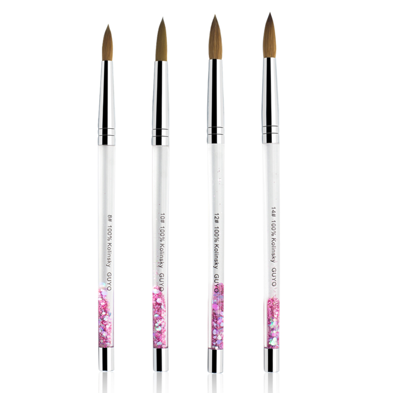 Guyo Pin Kolinsky Acrylic Nail Art Brush for Nail Beauty