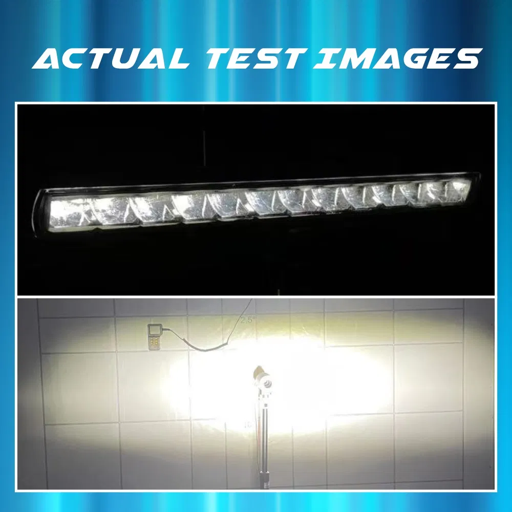 Diamond LED Slim Light Bar Series — 14" 60W and 20" 90W, ECE R112 Approved