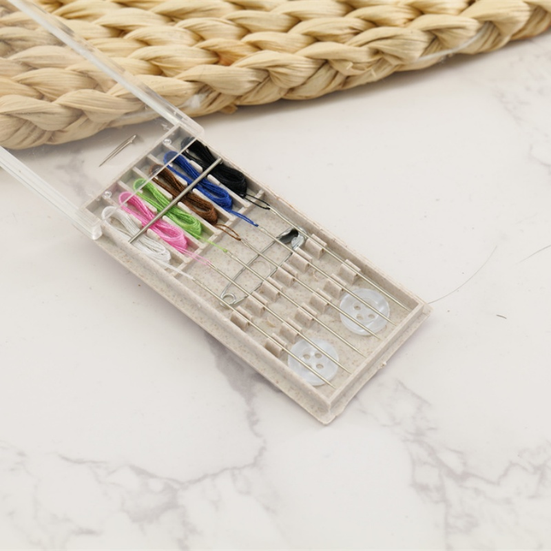 High Quality Portable Household Needle and Thread Kit Fashion Sewing Box Made of Cloth and Plastic