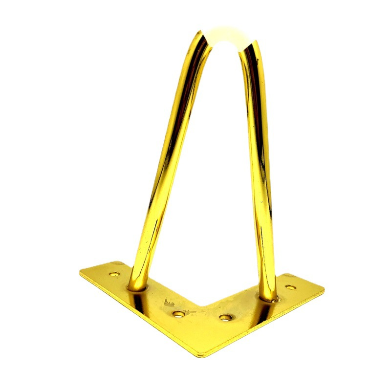 Modern Furniture Hardware Accessories V-Shaped Metal Sofa Legs Cabinet Coffee Table Legs