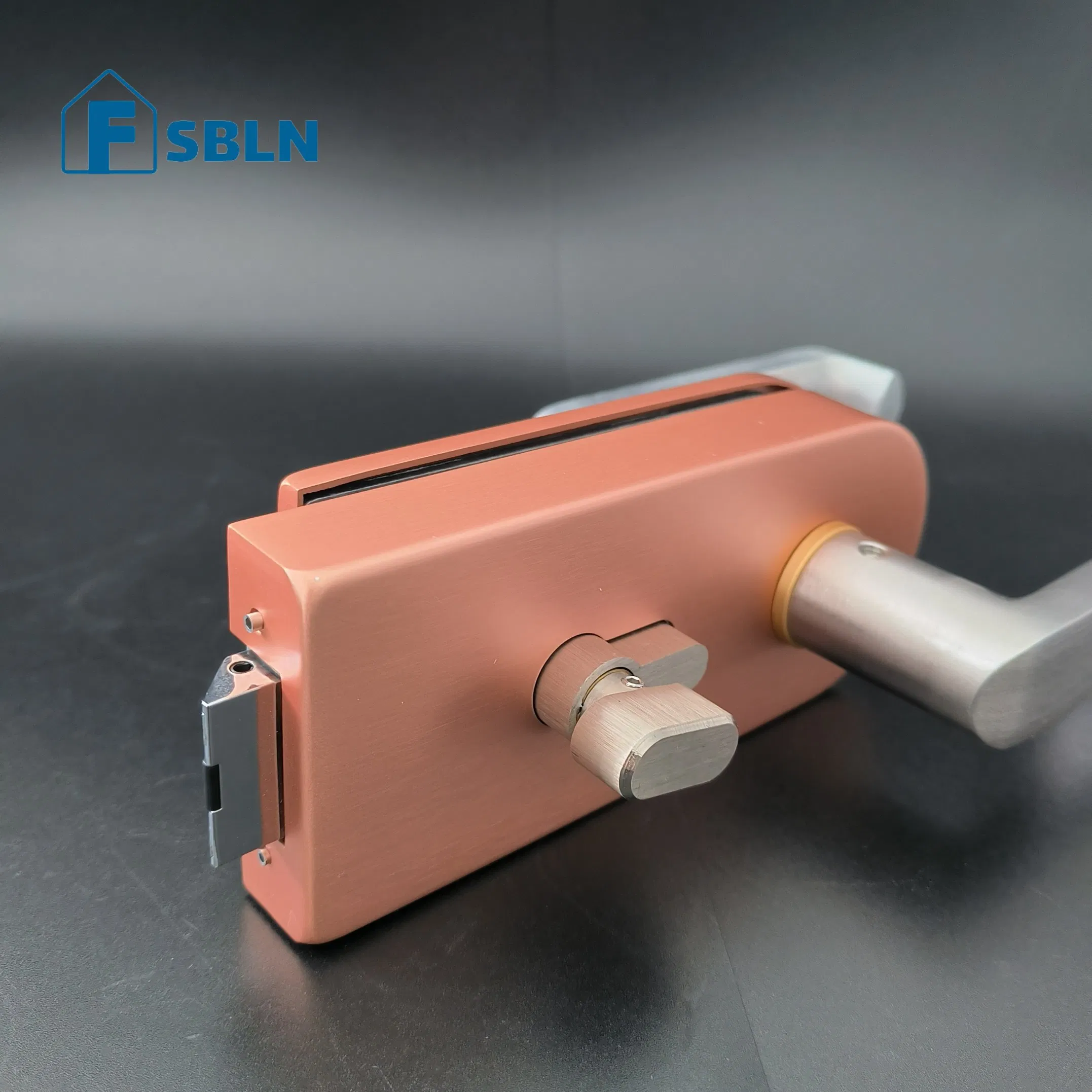 Aluminum Swing Glass Door Lock with Tempered Handle Lock Manufacturing Company Furniture Locks for Doors