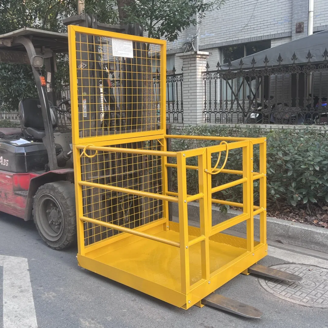 Aerial Work Safety Working Platform Cage Compatible with Boom Lifts & Forklifts Protective Design, Osha Certified