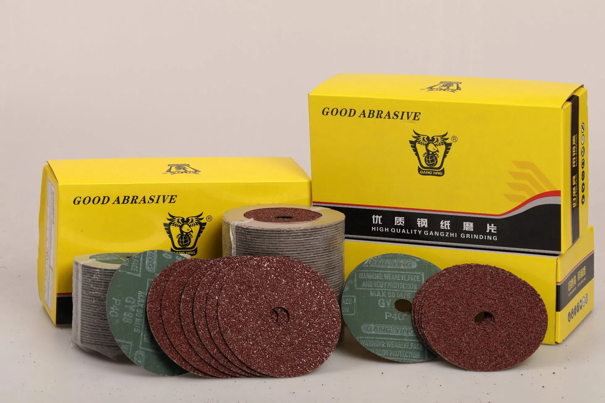 125mm Blue Zirconia High Quality Fiber Sanding Disc for Stainless Steel