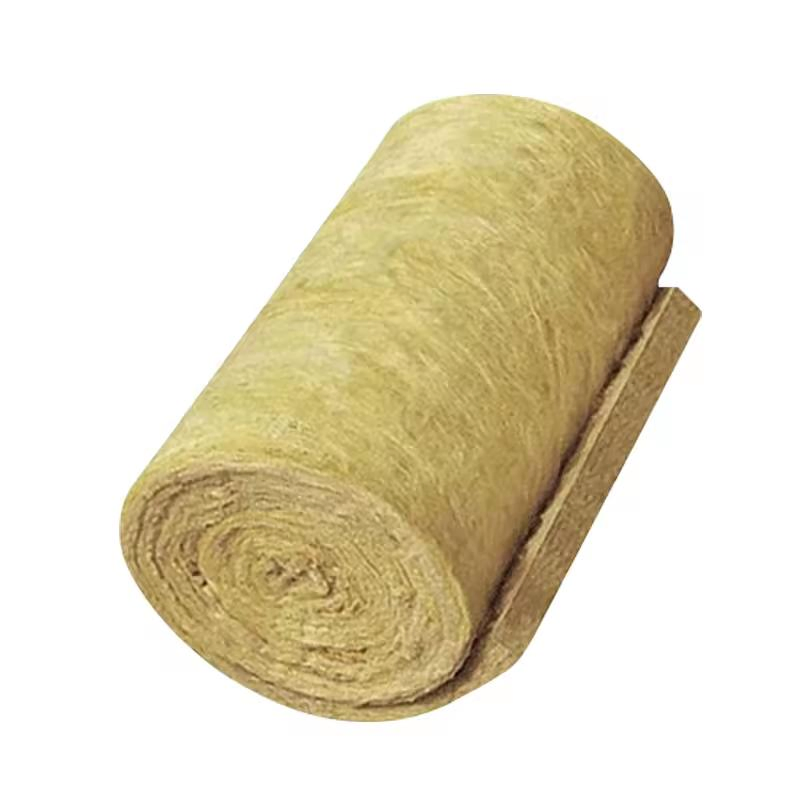 Chinese Manufacture of Fire Retardant Fireproof Insulation Rockwool Rock Wool Blanket/Roll 40-200kg/M3, 1000mm Length