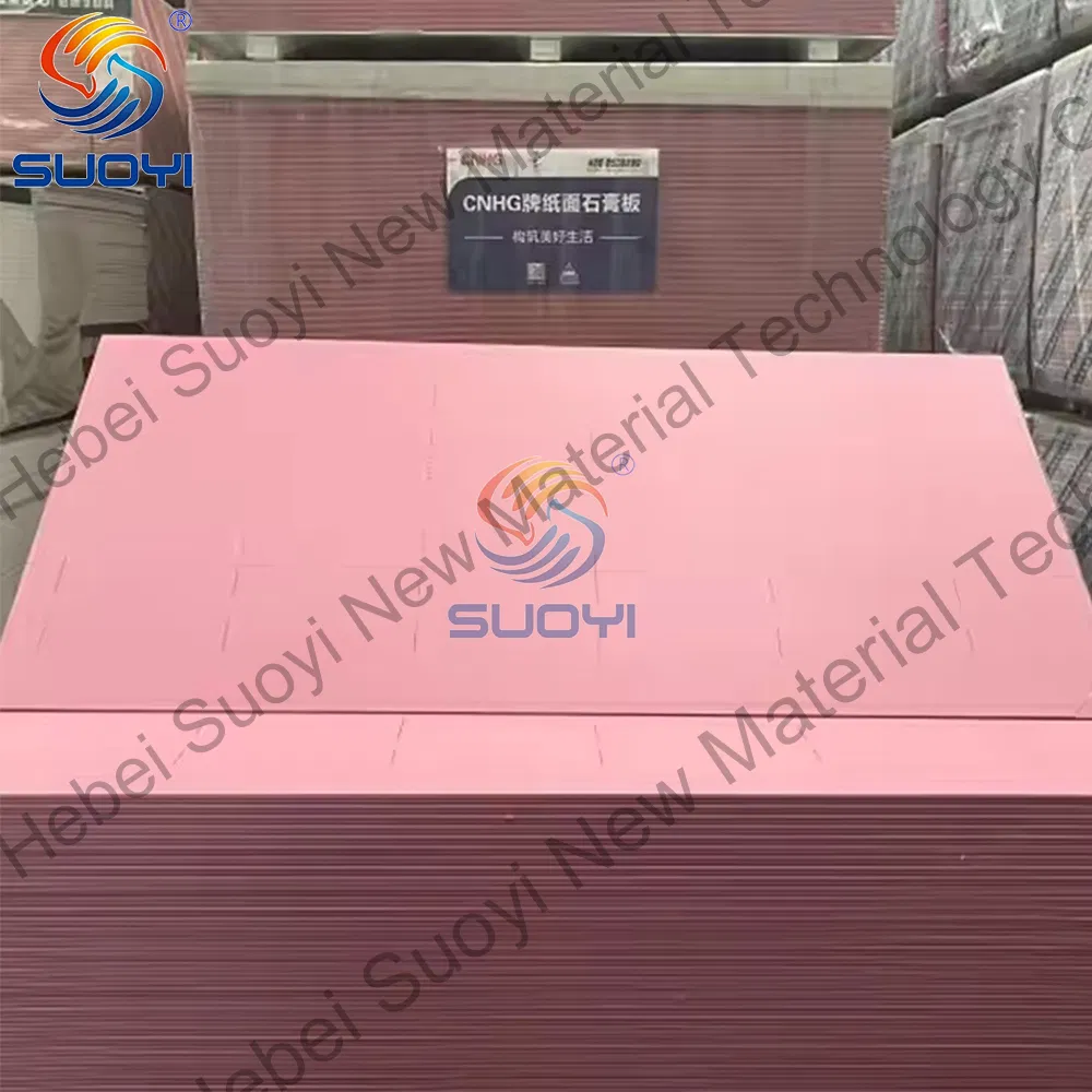Suoyi Gypsum Board False Ceiling PVC Gypsum Ceiling Tiles Ceiling Drywall Suspended Ceiling