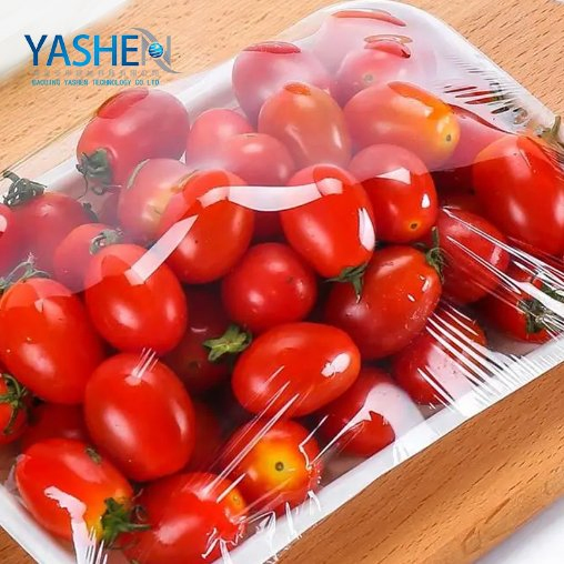 Embossing Packaging Fruit PVC Food Wrapping Cling Sleeve Roll Film