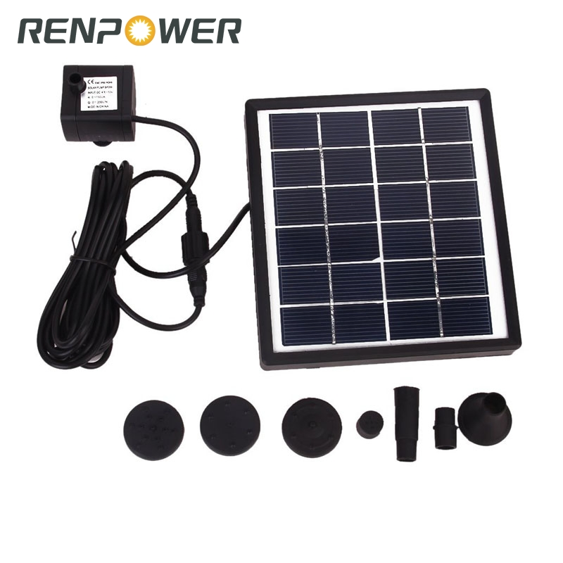 Solar Fountain Kit 1.5W Solar Water Pump for Garden Pond Pool