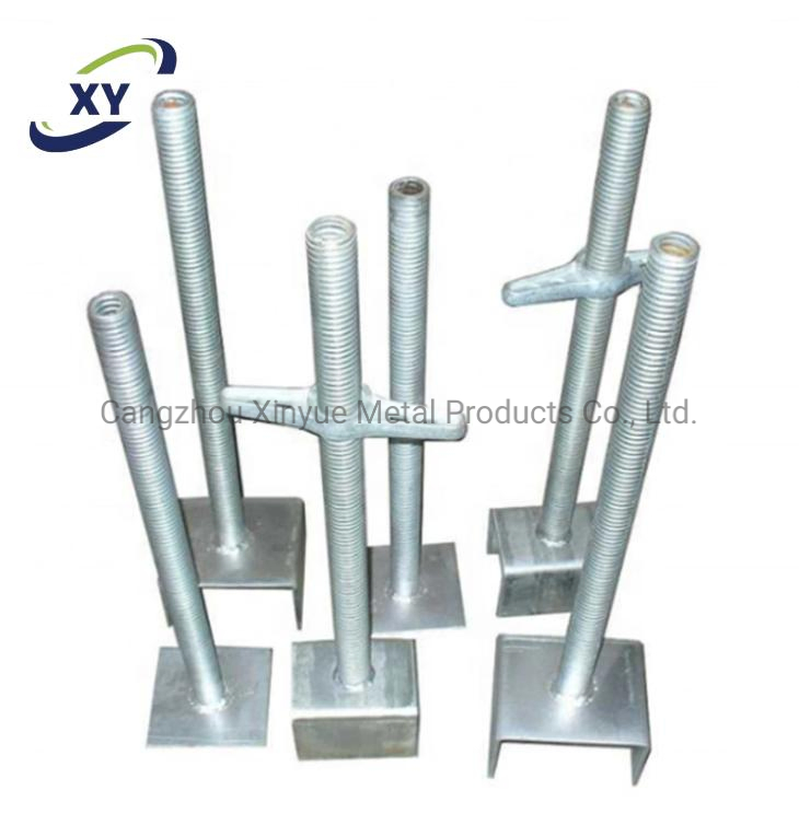 High Quality Scaffolding Cuplock Base Jack & Scaffold/Formwork Material with Certificate SGS/ISO U-Head Screw Jack China Building Material Q235 Steel
