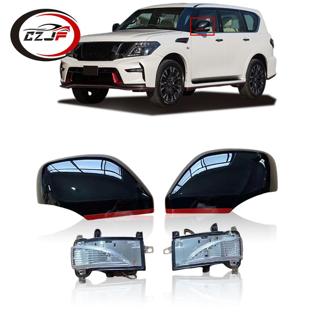 Накладка на зеркало заднего вида Nissan Patrol Nismo с LED-подсветкой