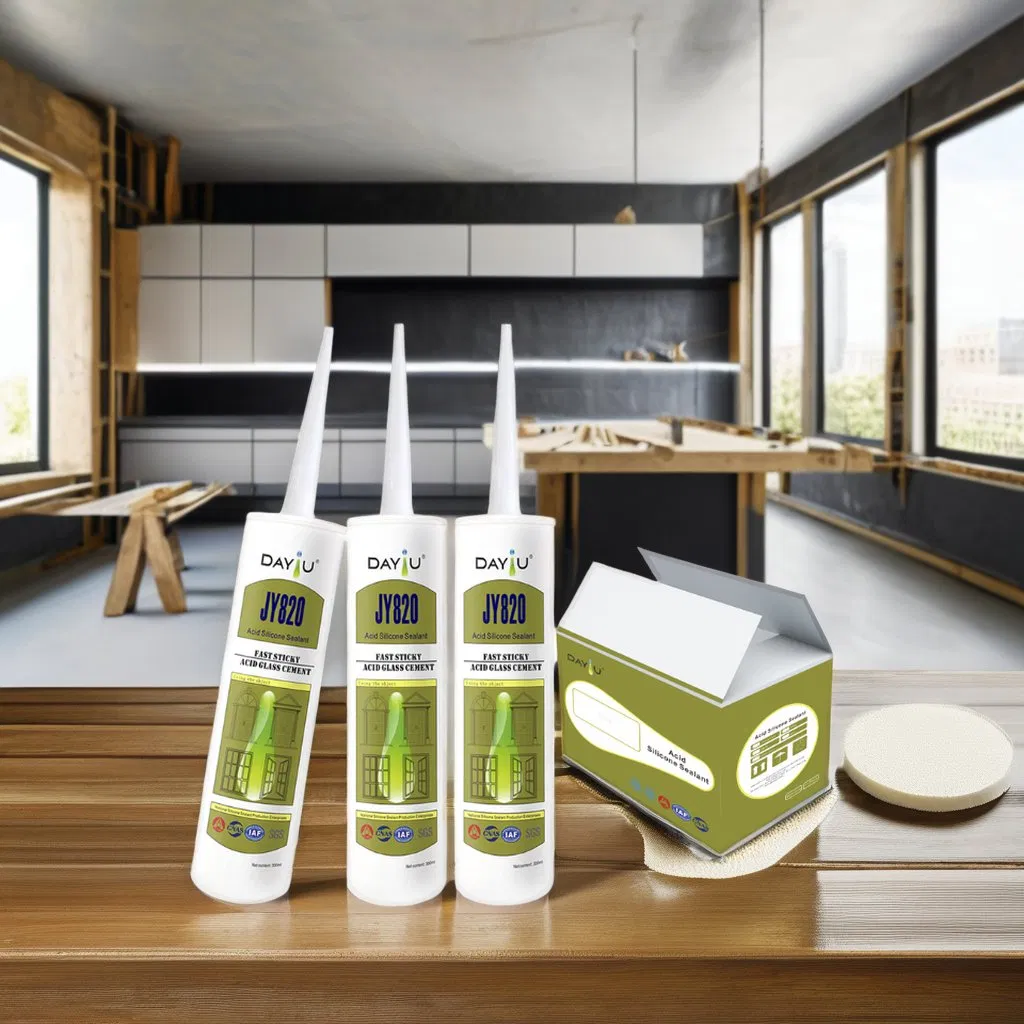 High Tensile Strength Weatherproof Construction Acetic Waterproofing Sealant Silicone