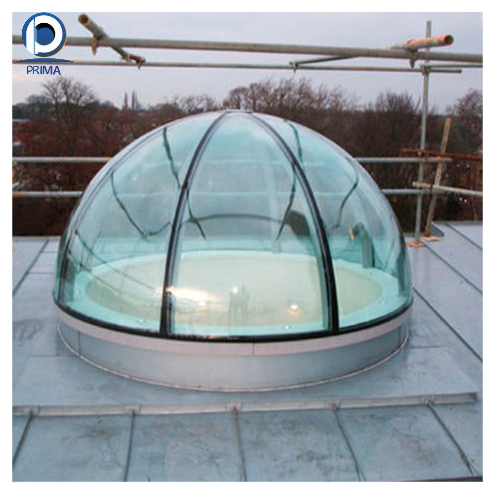 Electric Retractable Glass Roof for Patio Sunroom Steel Structure