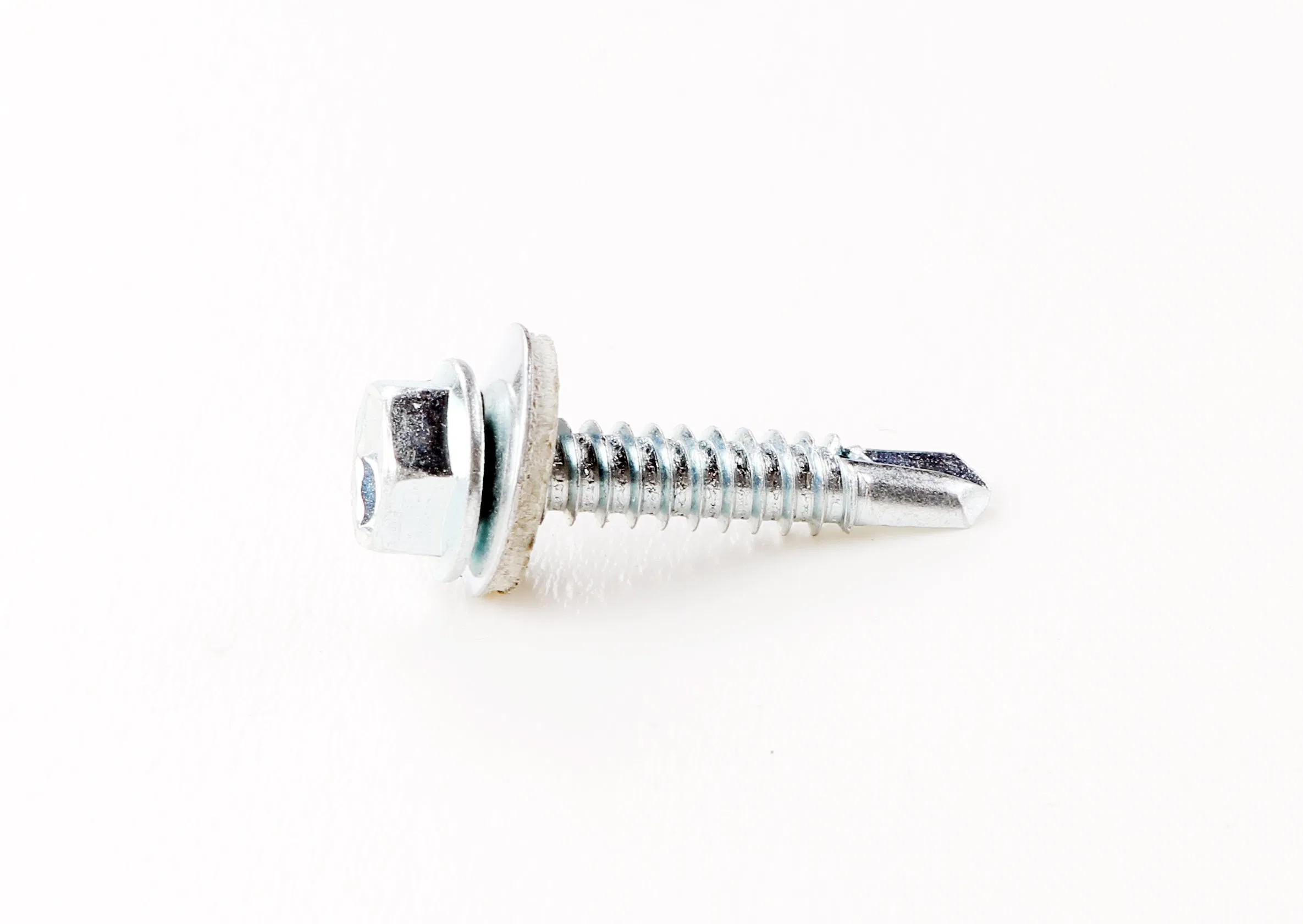 Metal Galvanized Hexagonal Hex Head Self Drilling Screw Roofing Screw Tek Tapping Screw with Rubber Washer