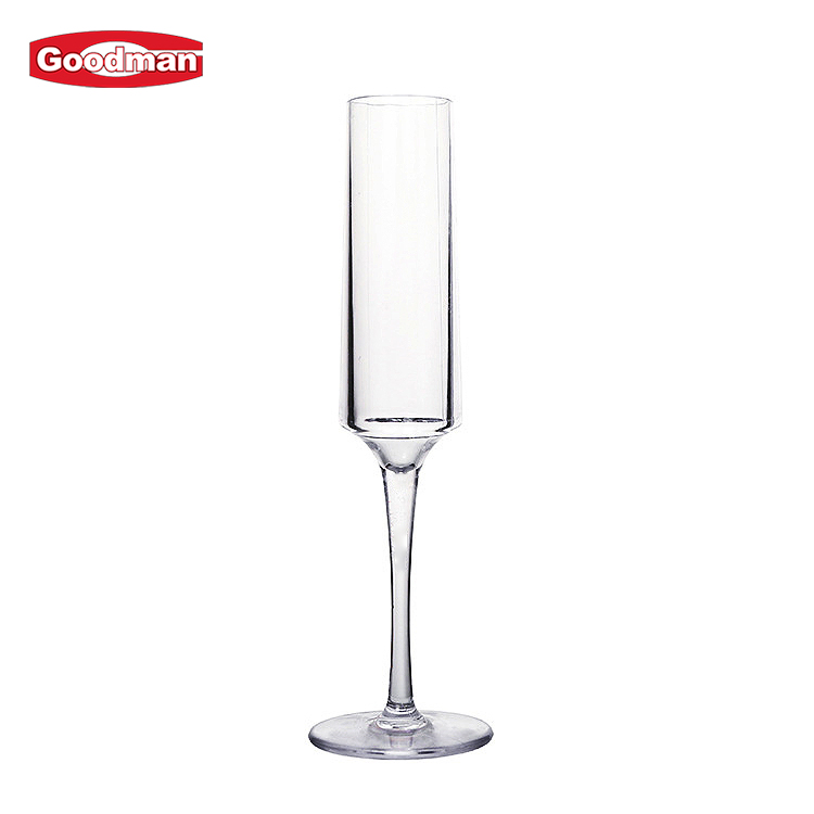 Custom 118ml Unbreakable Goblets Plastic Sublimation Luxury Champagne Glasses Flutes