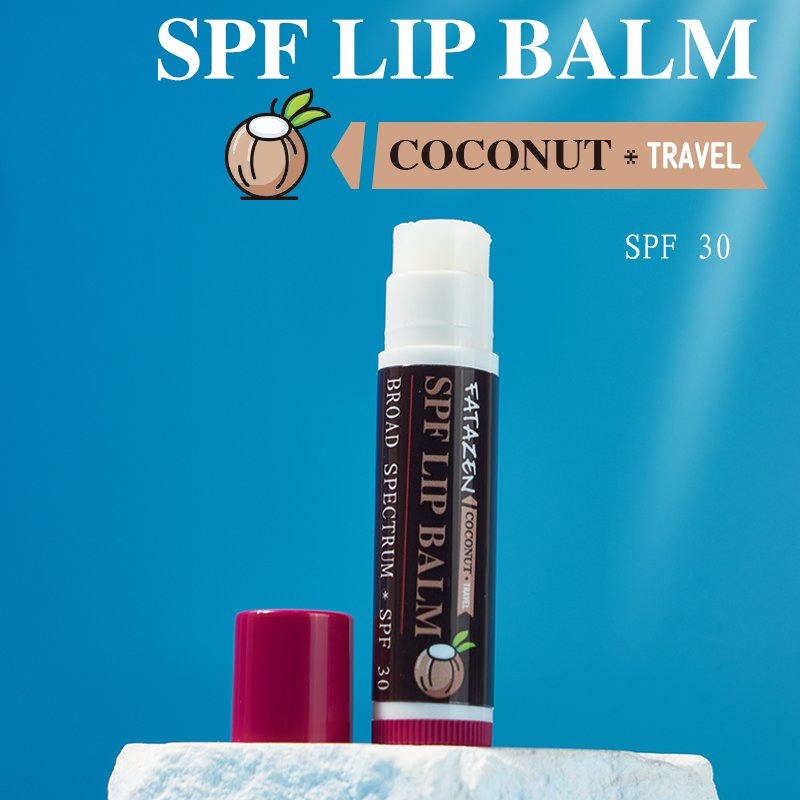 Private Label Natural Organic Lip Sunscreen Products Moisturizing Coconut Sunscreen Lip Stick