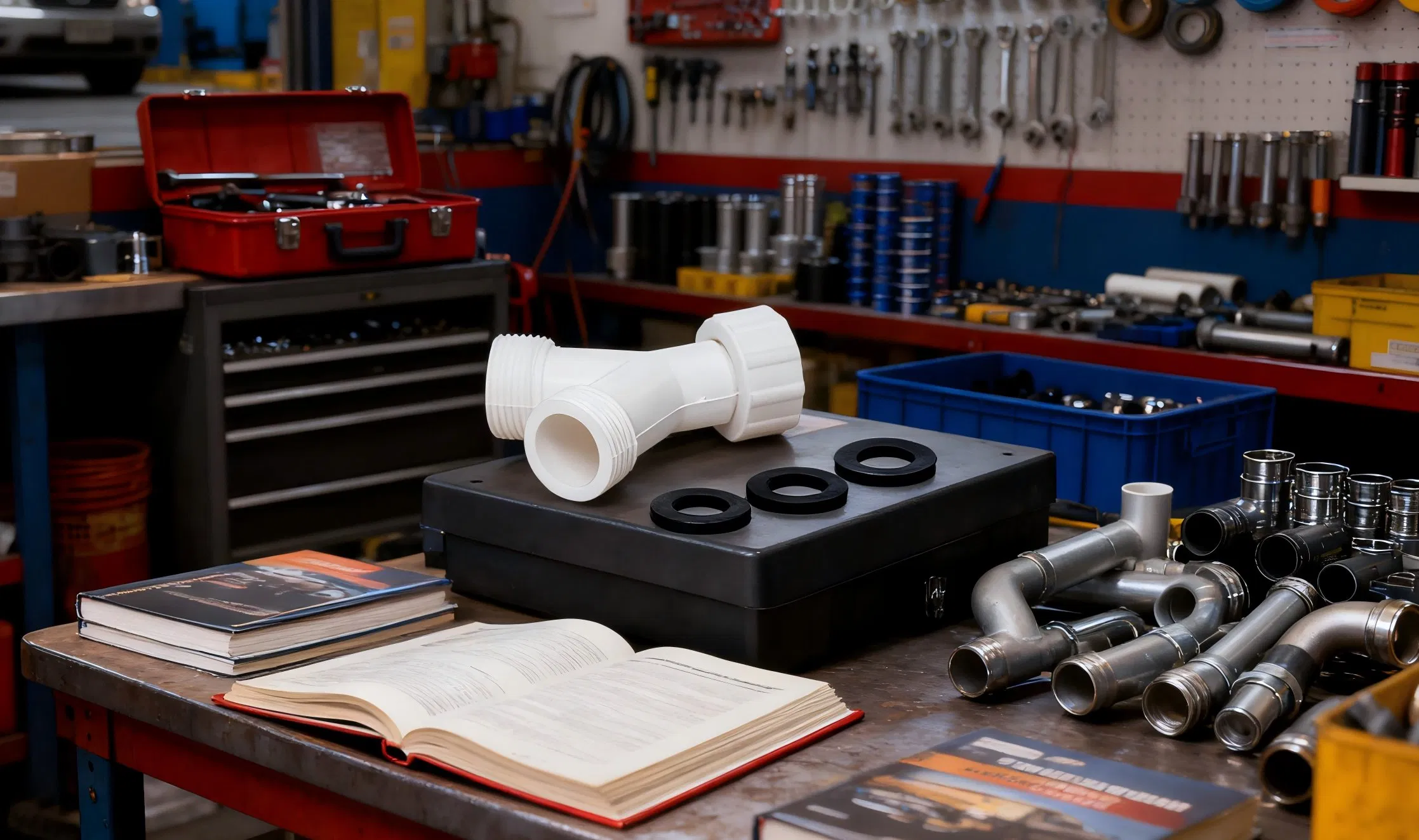 Durable Plastic Y Tee Pipe Valve - Water Fitting for Plumbing System