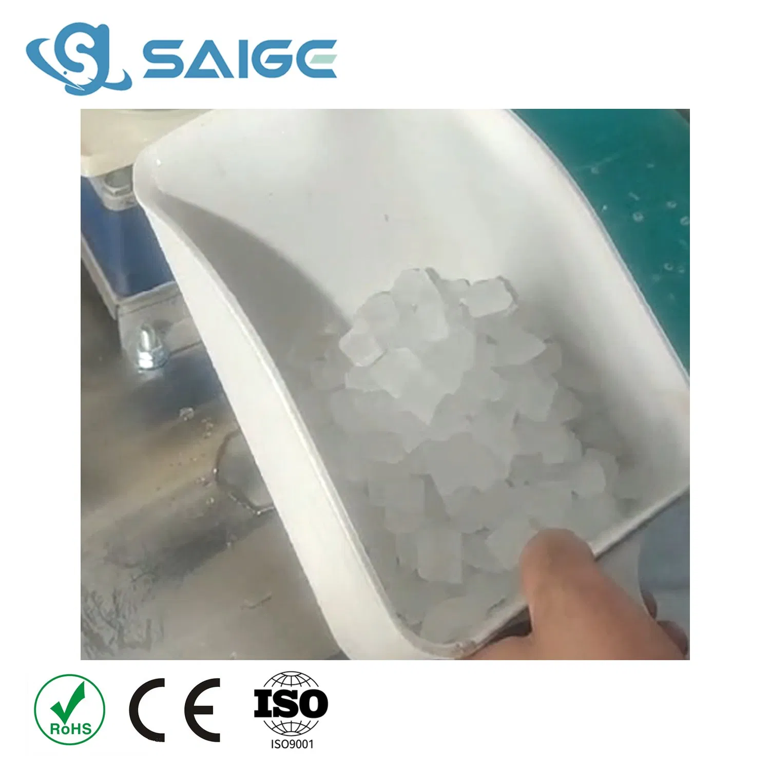 Saige Sgj-E320 145kg/24h Commercial Use Chewblet Ice Maker Machine Ice Making Machine Ice Maker Ice Machine