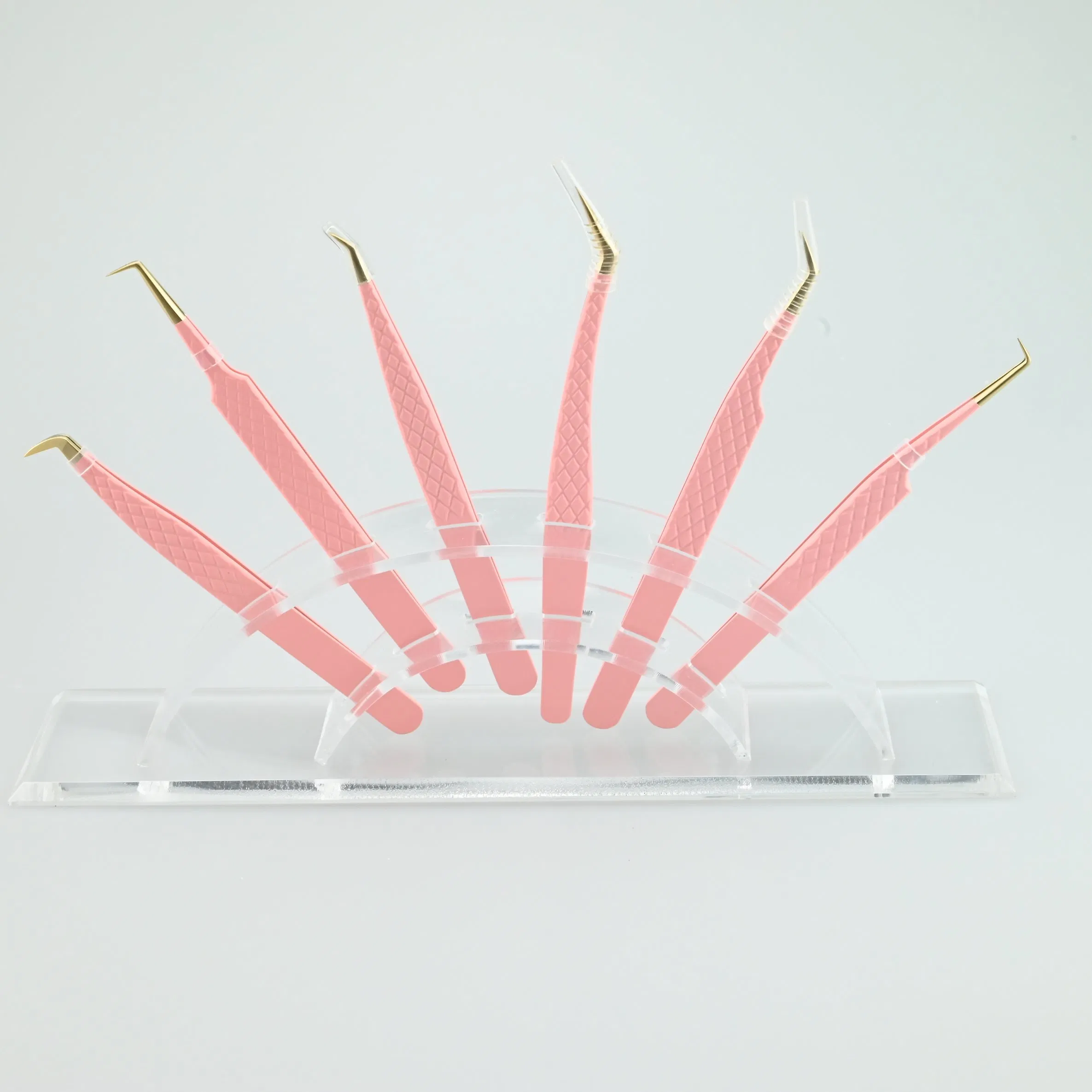 Mt Lashes Professional Tweezers OEM Wholesale Salon Eyelash Extension Eyebrows Lash Clip Applicator Tweezer