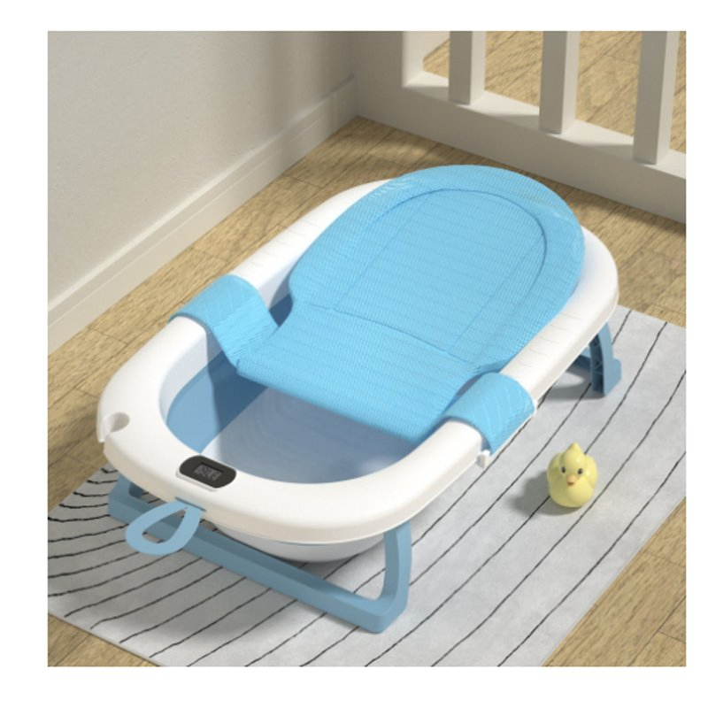 Baby Bathtub with Thermometer Show and Bath Net, Baby Goods