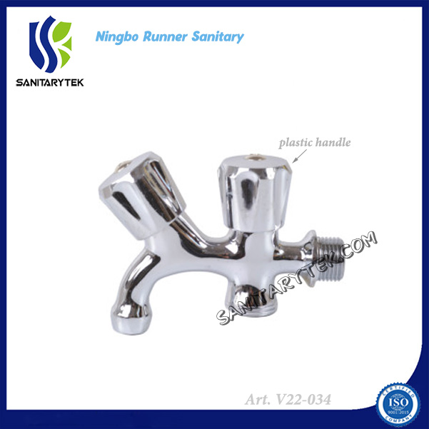 1/2” -3/4” Washing Machine Double Tap (V22-034)