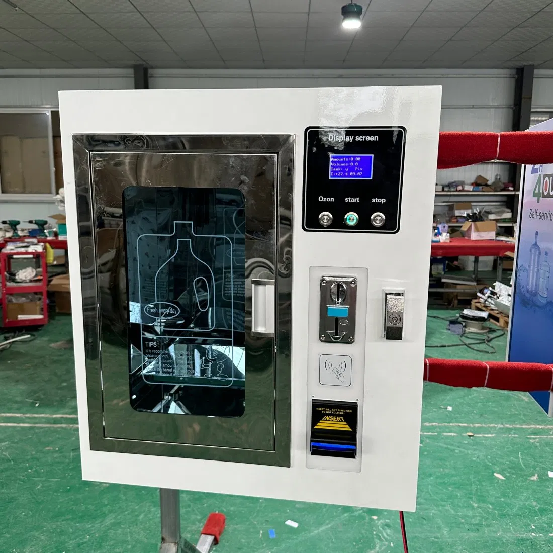 Commercial Wall-Mounted Water Vending Machine Self-Service Portable Water Purification Vending Equipment for Business