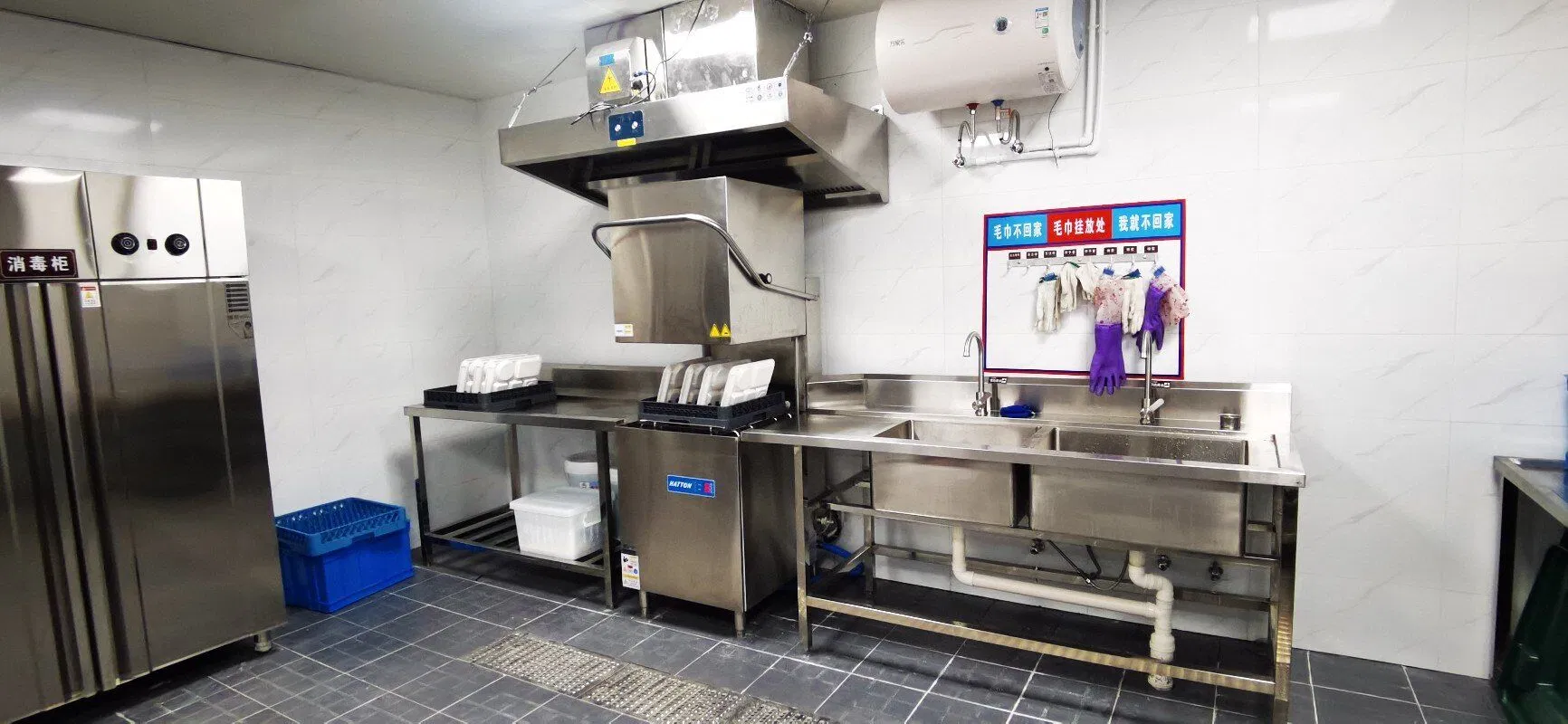 Professional Hood Type Dishwasher with Advanced Cleaning Technology