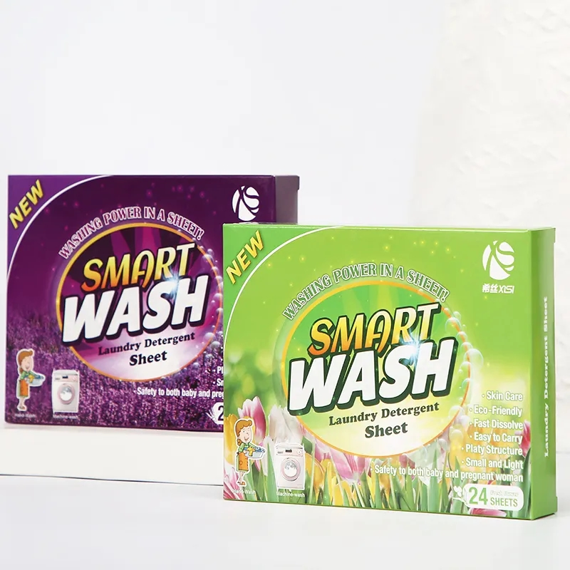 High Quality Soap Laundry Stain Remover Detergent Sheets Eco Strip Laundry Detergent