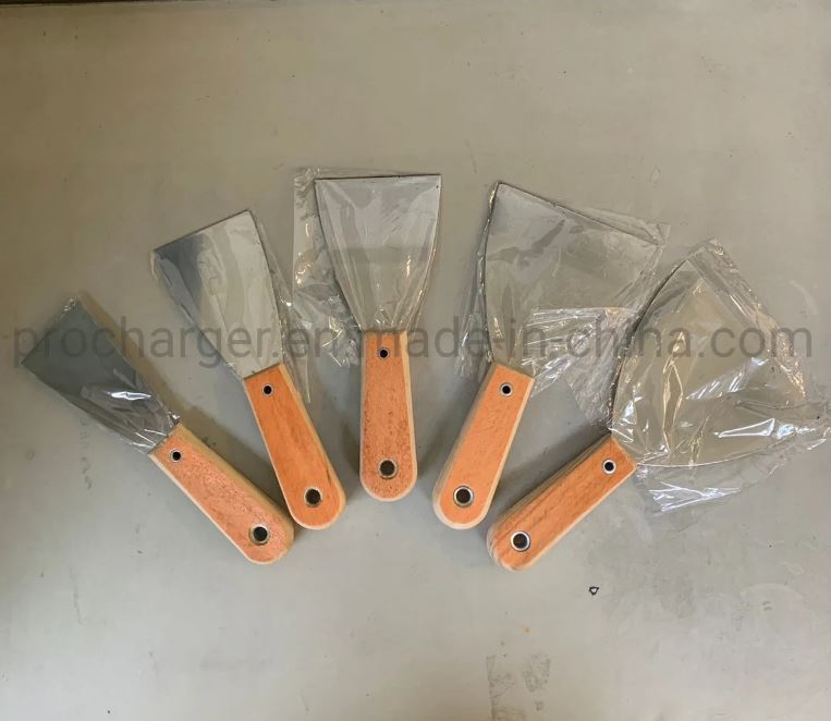 Good Quality 3" Painting Scraper with Wooden Handle, Carbon Steel Putty Knife