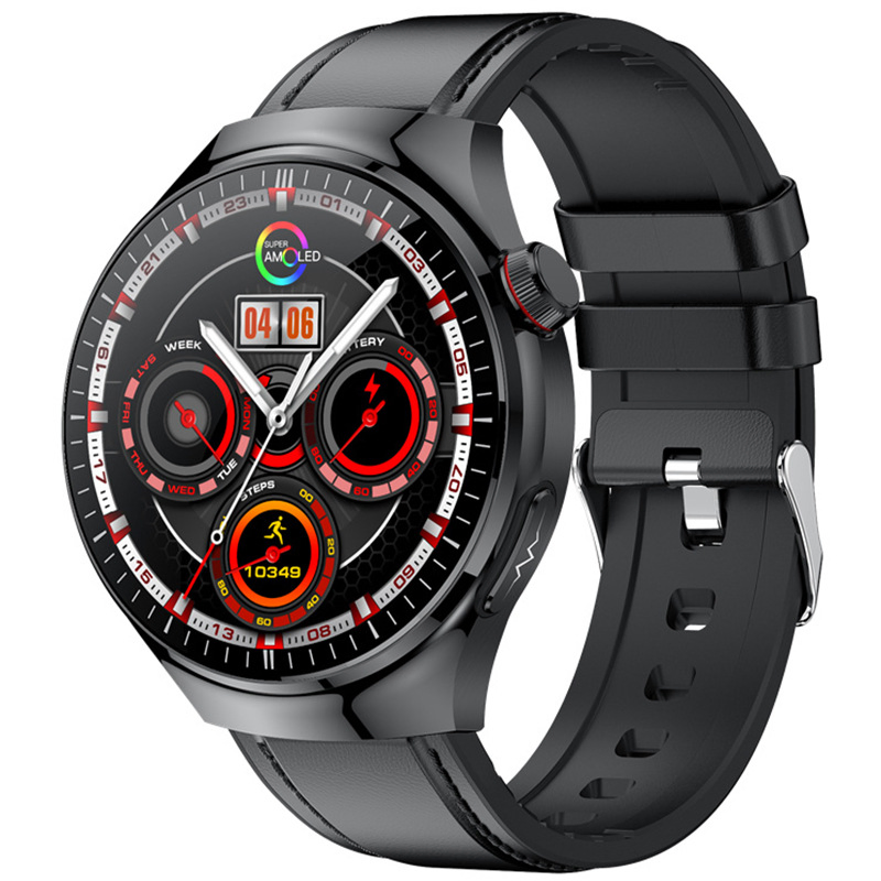 New Tk26 Watch Phone Call Micro Physical Examination ECG Body Fat Health Monitoring Pedometer Men's Wristband Bluetooth Smartwatch