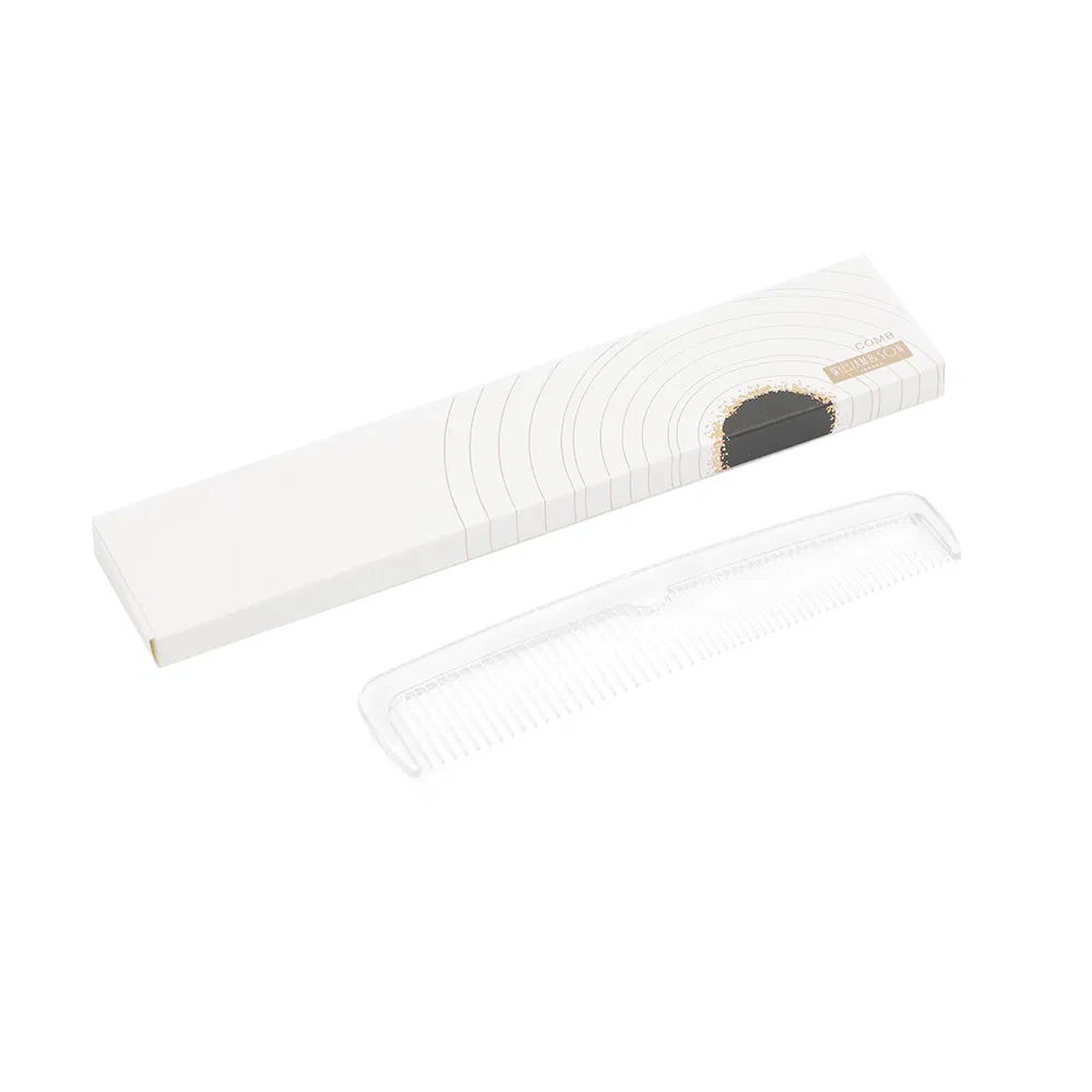 Sustainable Disposable Straw Comb Set for Hotels and Spas