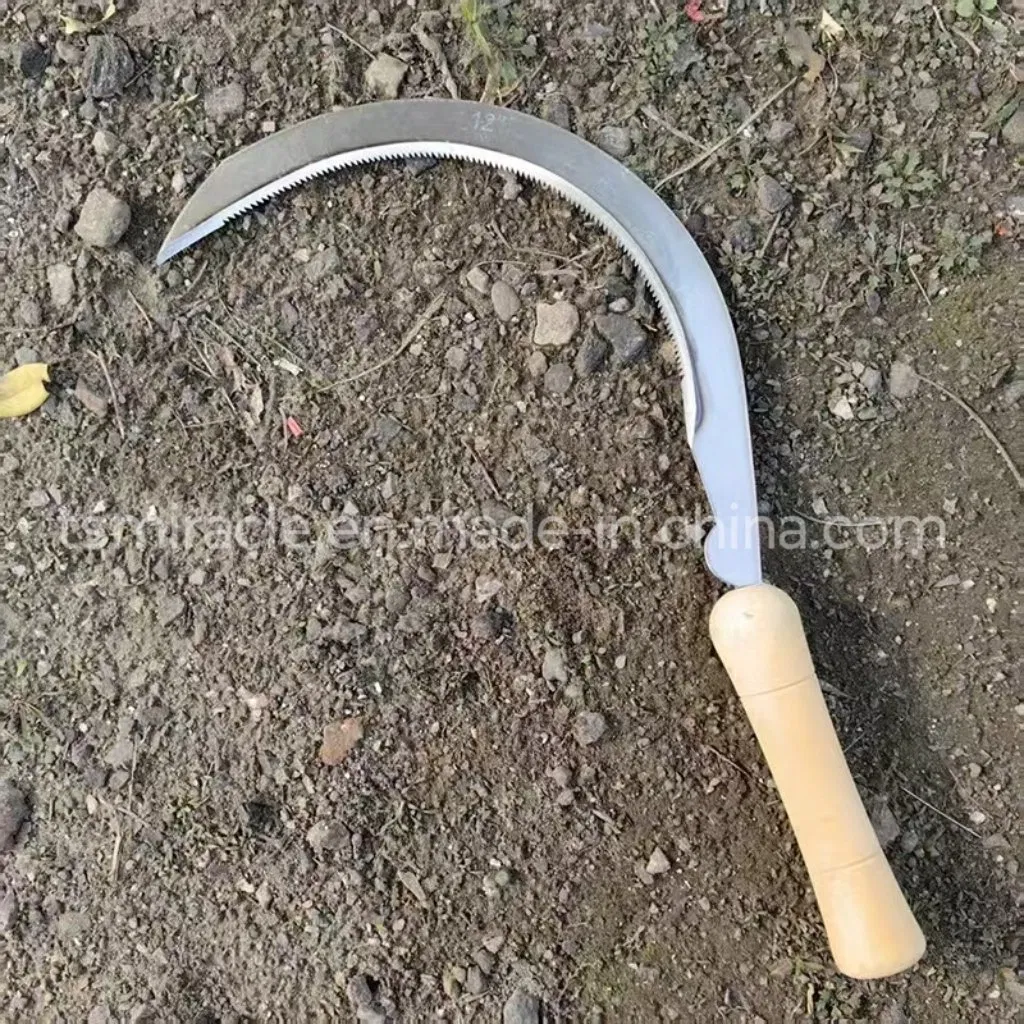 Серп промышленный с деревянной ручкой, 8 размеров