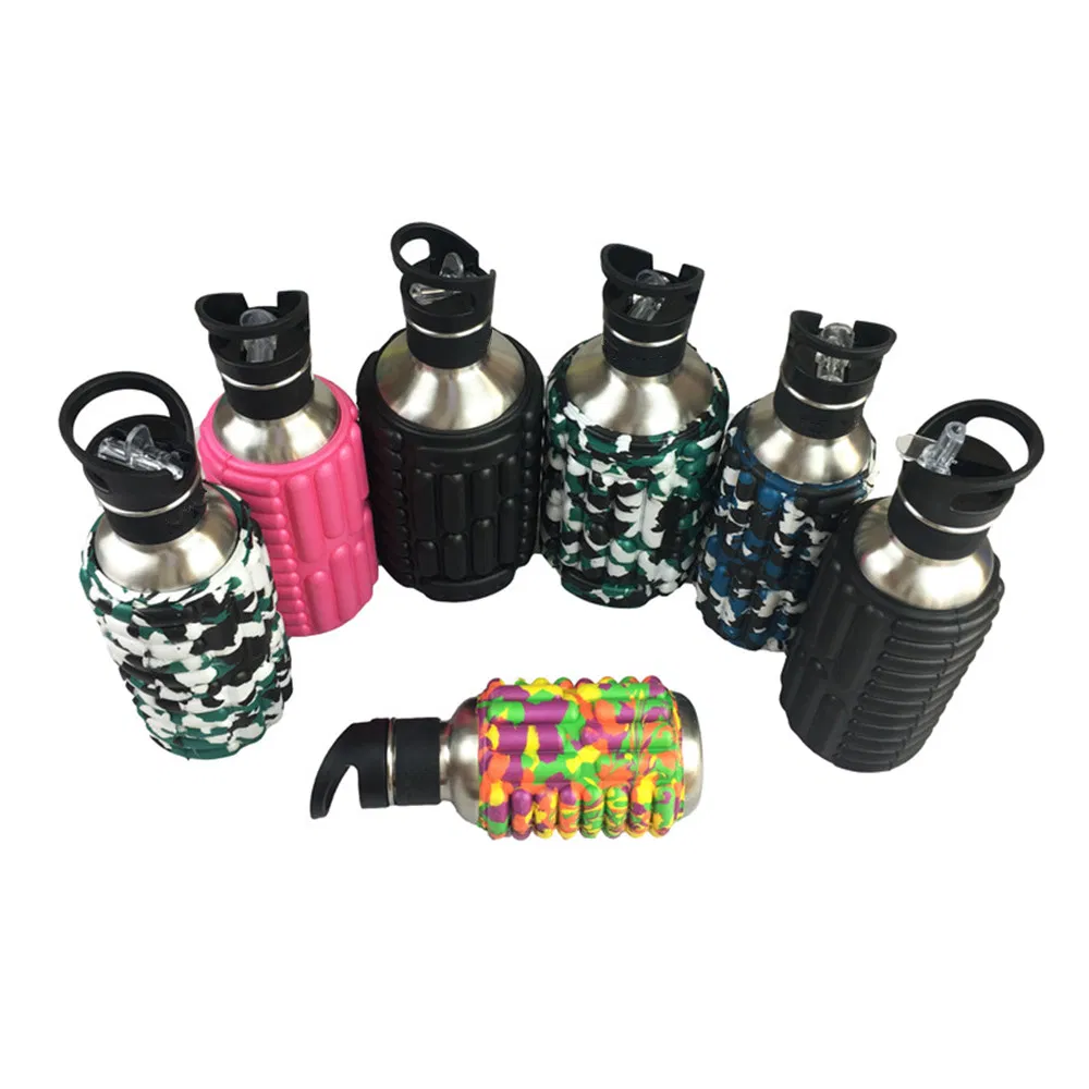 1200ml 750ml Foam Roller Water Bottle Sports Bottle