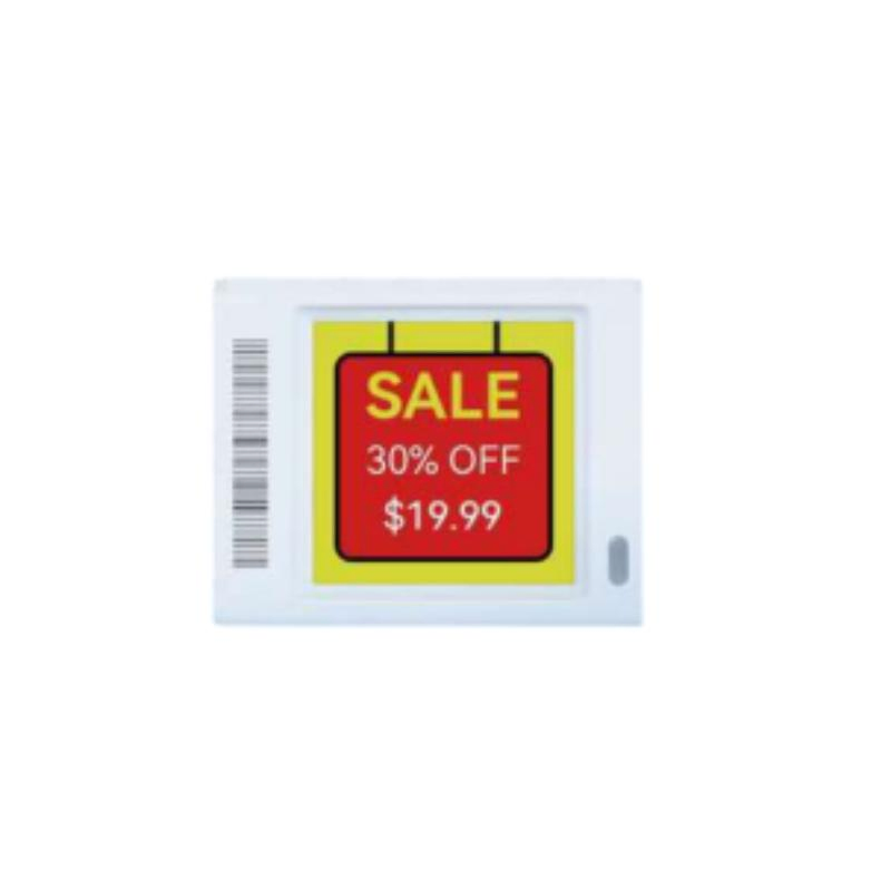 2.4GHz Wireless Cloud E-Ink Price Tag Four Color Electronic Shelf Label ESL