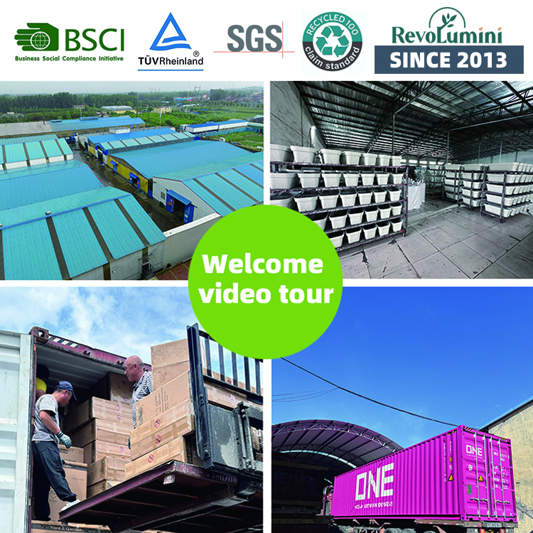 Горшки пластиковые высокие квадратные большие уличные комнатные