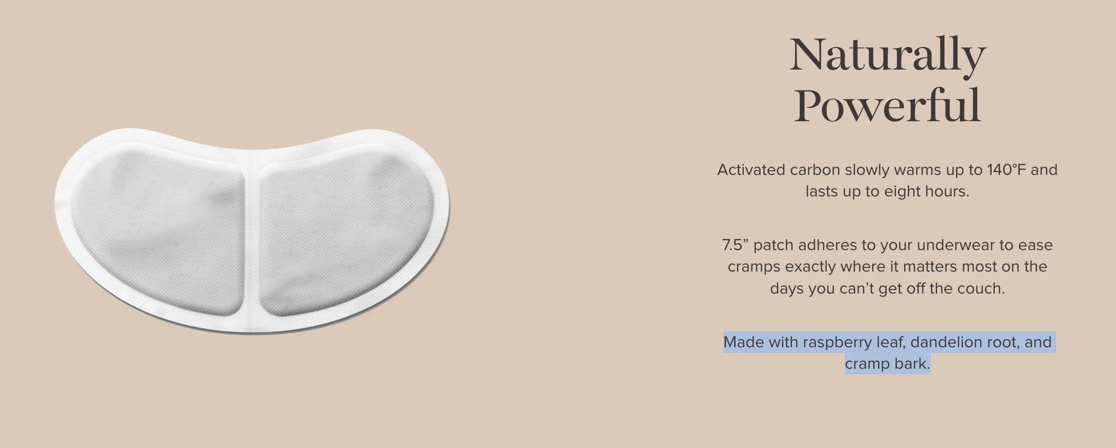 OEM High Quality Pain Relief Women Menstrual Cramp Relief Patch