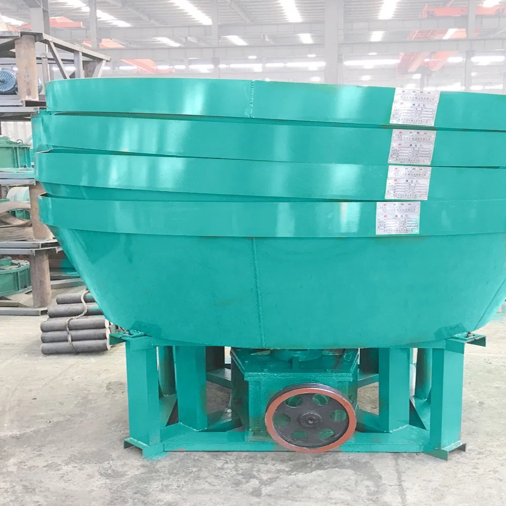 Fine Metal Wet Gold Pan Grinder Mill Roll Grinder