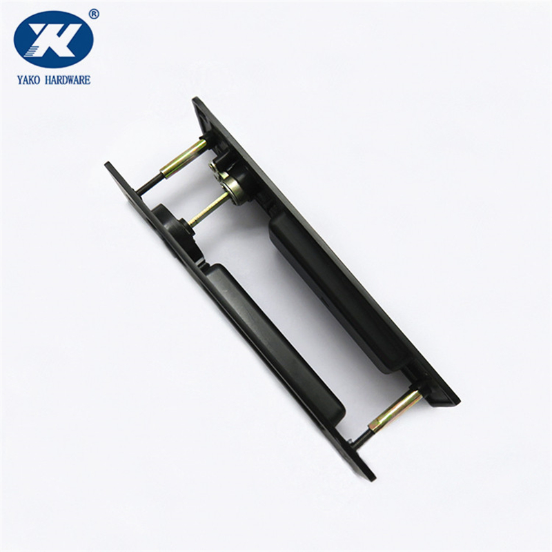 Concealed Zinc Alloy Invisible Sliding Door Flush Handle Lock