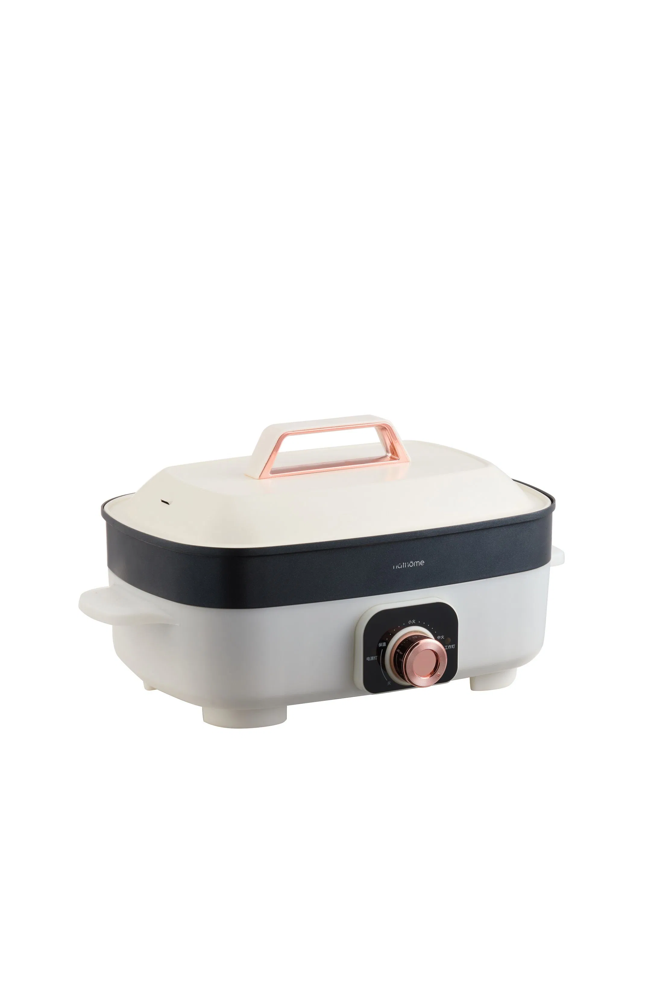 Kitchen Home Appliance Multi-Function Electric Cooker Portable Cooking Pot for Hot Pot, Boil, Fry, BBQ Bakery Equipment