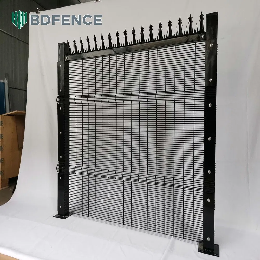 Welded Galvanized Wire Netting Iron Anti Thief Steel 358 Security Fence Prison Mesh 358 Fence High Security Fences Mesh Wire Fencing