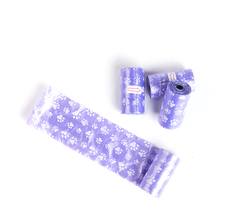Wholesale Custom Print Logo Pet Dog Poop Bags Cheap Biodegradable Pet Waste Cleaning Poop Bags with Dispenser