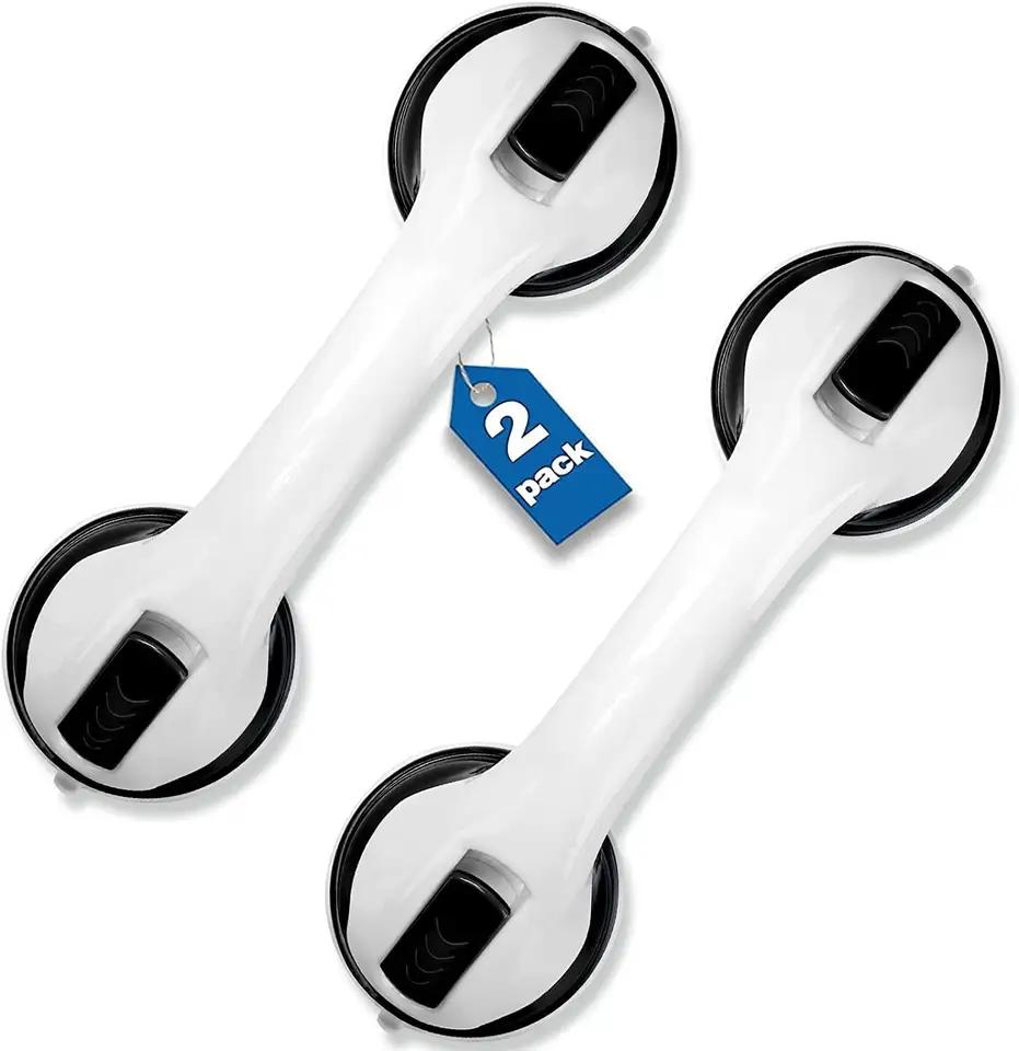 Shower Handle 12 Inch Grab Bars for Bathroom Shower Handle with Strong Hold Suction Cup Grip Grab in Bathroom Bath Handle