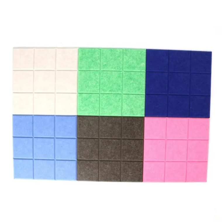 Multi Function Sound Absorbing Wool Felt Fabric Acoustic Wall Panels DIY Pet Felt Acoustic Panels