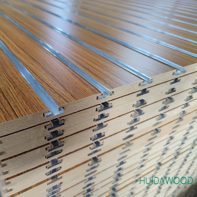 Melamine Face Slotted MDF Slatwall MDF