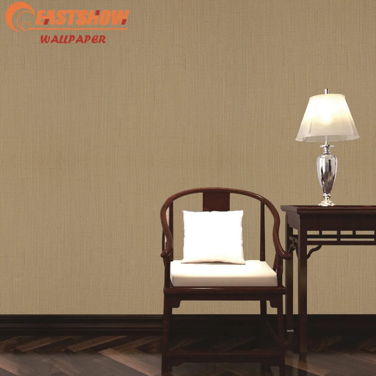 Modern Plain Design Wall Grace Bedroom Design 3D Textured Fabric Wallcovering