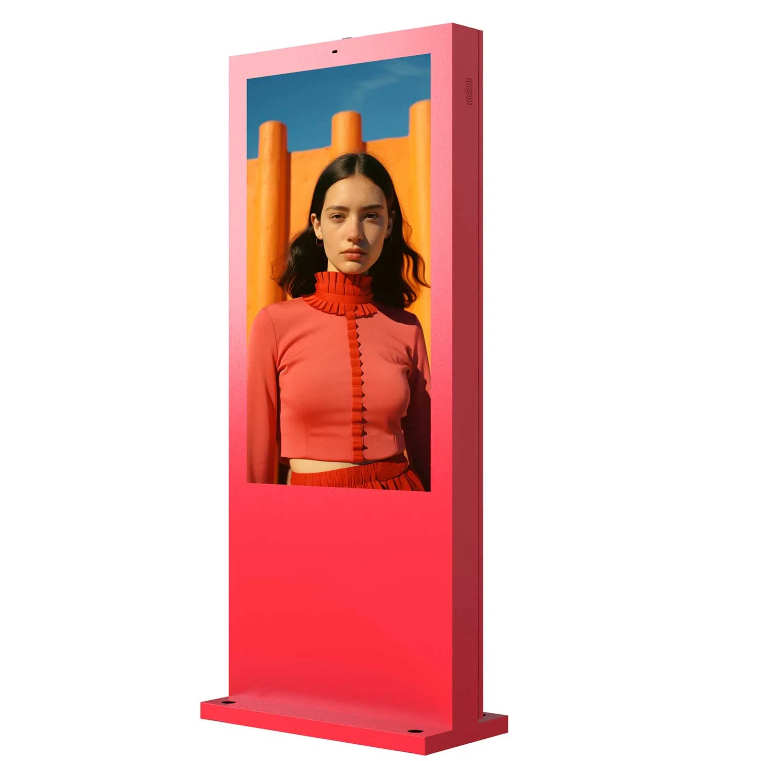 Free CMS and High Brightness advertising digital signage49" Outdoor Display Toem