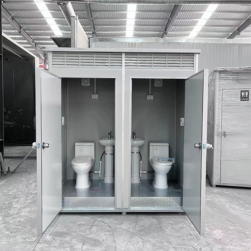 Temporary Prefab Outdoor Public Movable Shower Mobile Bathroom Portable Toilet
