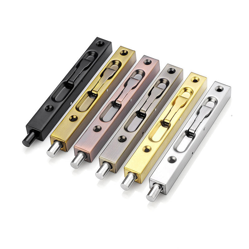 Stainless Steel Double Door Lever Flush Bolt Security Door Bolt Latch
